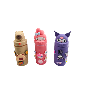 Silicone pencil case