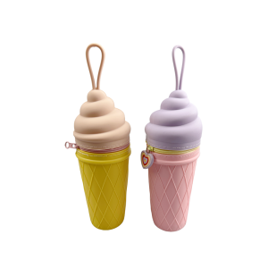 Silicone pencil case