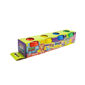 4 COLORS PLAY DOUGH SET, 30G FOR EACH