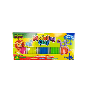 5 COLORS MODELING CLAY, TOTAL 100G