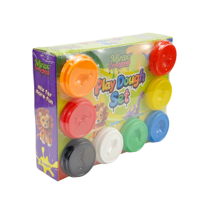 8 COLORS PLAY DOUGH SET, 55G FOR EACH