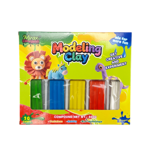 10 COLORS MODELING CLAY, TOTAL 200G
