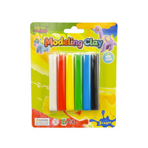 6 COLORS MODELING CLAY-PRIMARY COLORS, TOTAL 70G