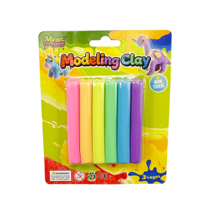 6 COLORS MODELING CLAY-PASTEL COLORS, TOTAL 70G