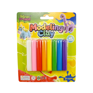 8 COLORS MODELING CLAY-PRIMARY COLORS, TOTAL 100G