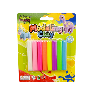 8 COLORS MODELING CLAY-NEON COLORS, TOTAL 100G