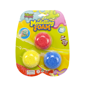 3 COLORS FOAM CLAY