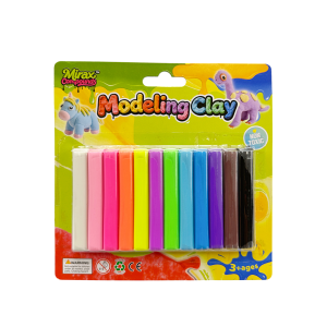 12 COLORS MODELING CLAY-NEON COLORS, TOTAL 160G