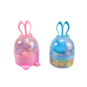 12 COLORS PLAY DOUGH BUNNY BUCKET