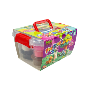12 COLORS PLAY DOUGH STORAGE BOX