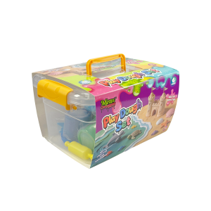 6 COLORS PLAY DOUGH STORAGE BOX
