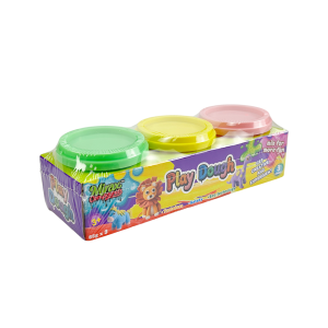3 COLORS PLAY DOUGH SET, 85G FOR EACH