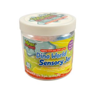 SENSORY PLAY SAND JAR-DINO WORLD