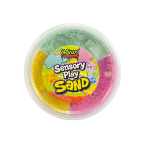 SENSORY PLAY SAND，3 COLOR ASST