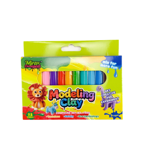 12 COLORS MODELING CLAY, TOTAL 160G