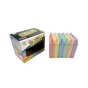 24PCS SQUARE POINTED SIDEWALK CHALK