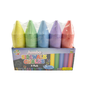 5PCS JUMBO SIDEWALK CHALK