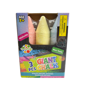 3PCS JUMBO SIDEWALK CHALK