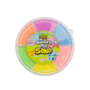 SENSORY PLAY SAND，5 COLOR ASST